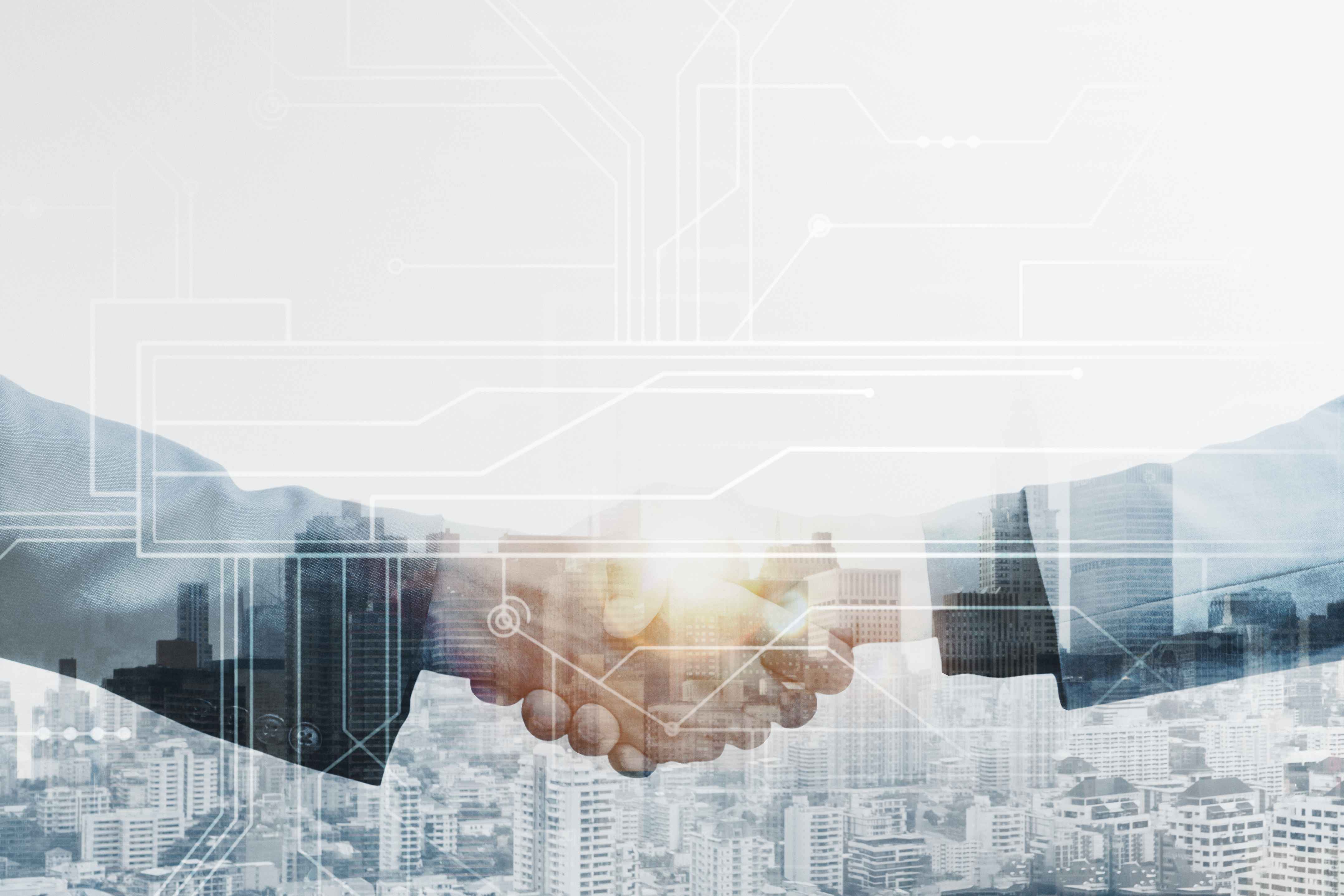 Business handshake